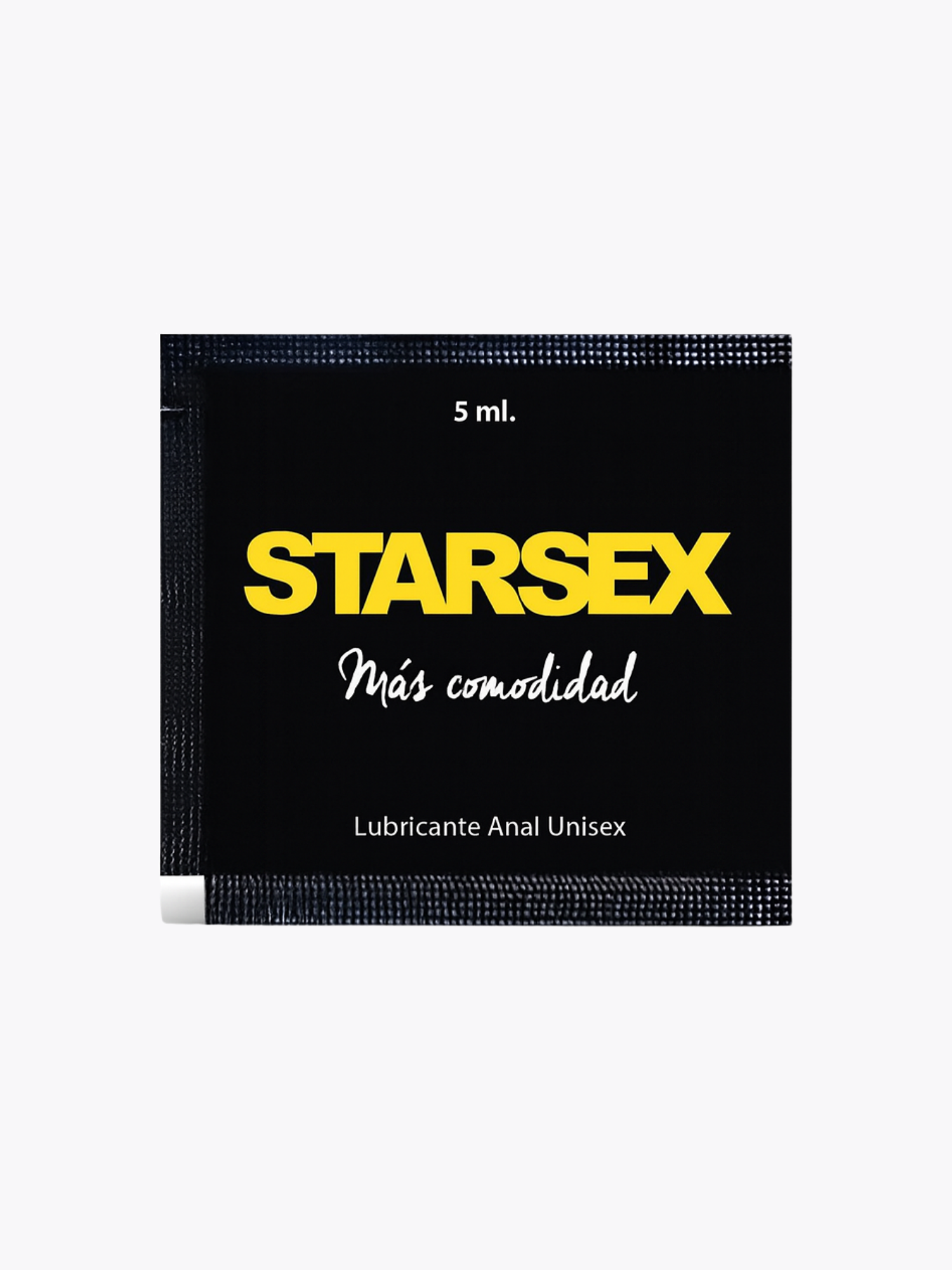 Lubricante Anal Dilatador Starsex Sachet 5 ml  Base Acuosa  Sensations