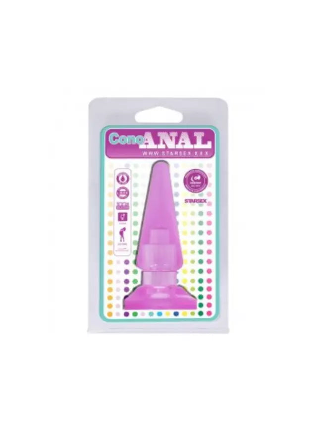 Plug anal cono morado