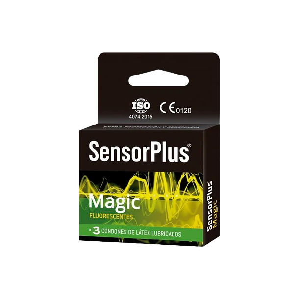 Preservativo Sensor Plus - Magic fluorescente