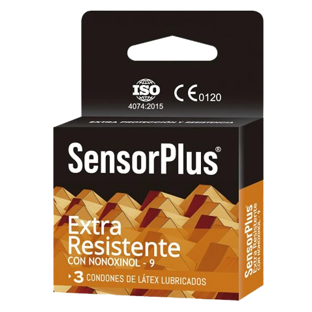 Preservativo Sensor Plus - Extra resistente con Nonoxynol-9