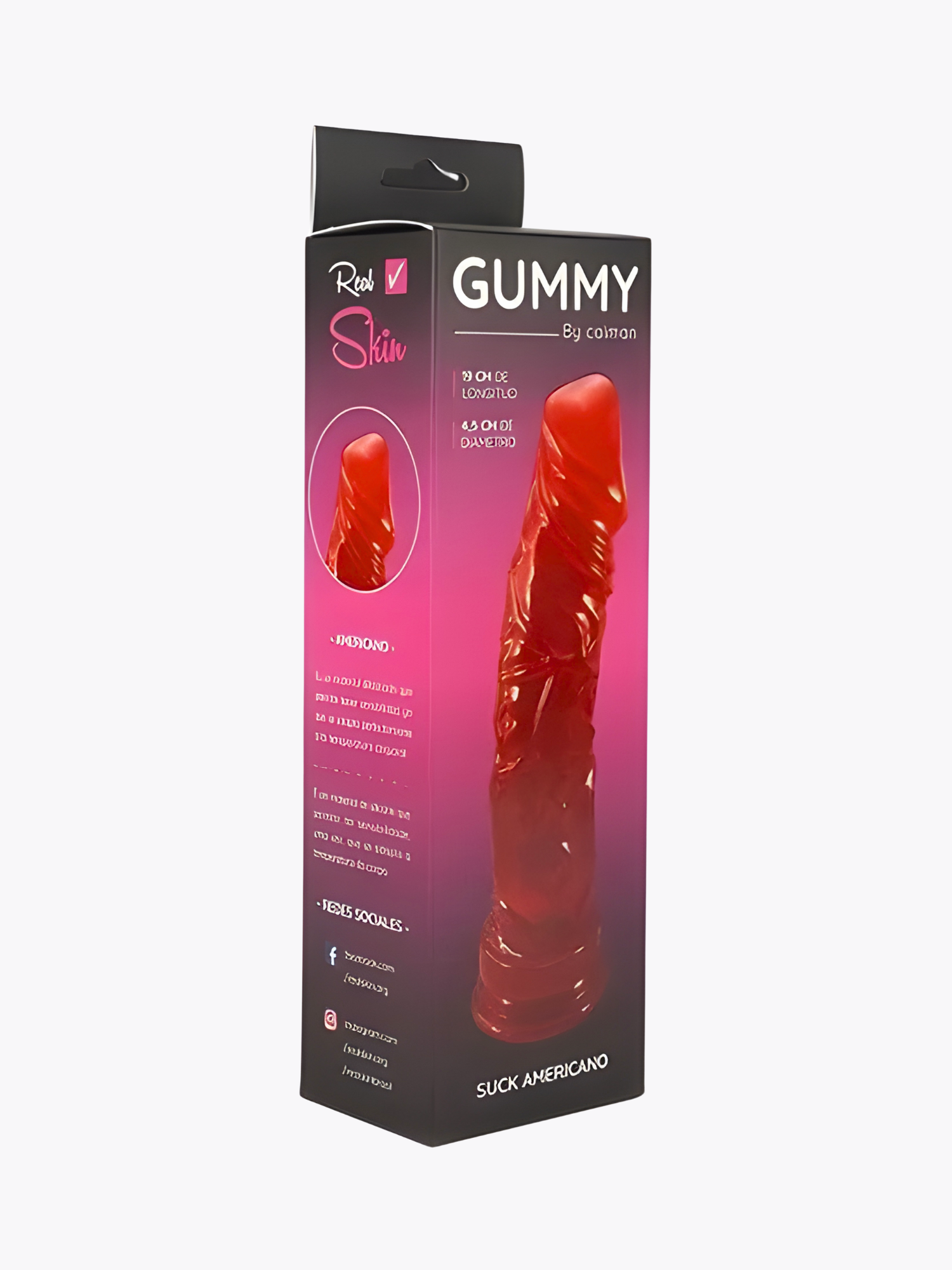 Dildo Realista Gummy By Caimán