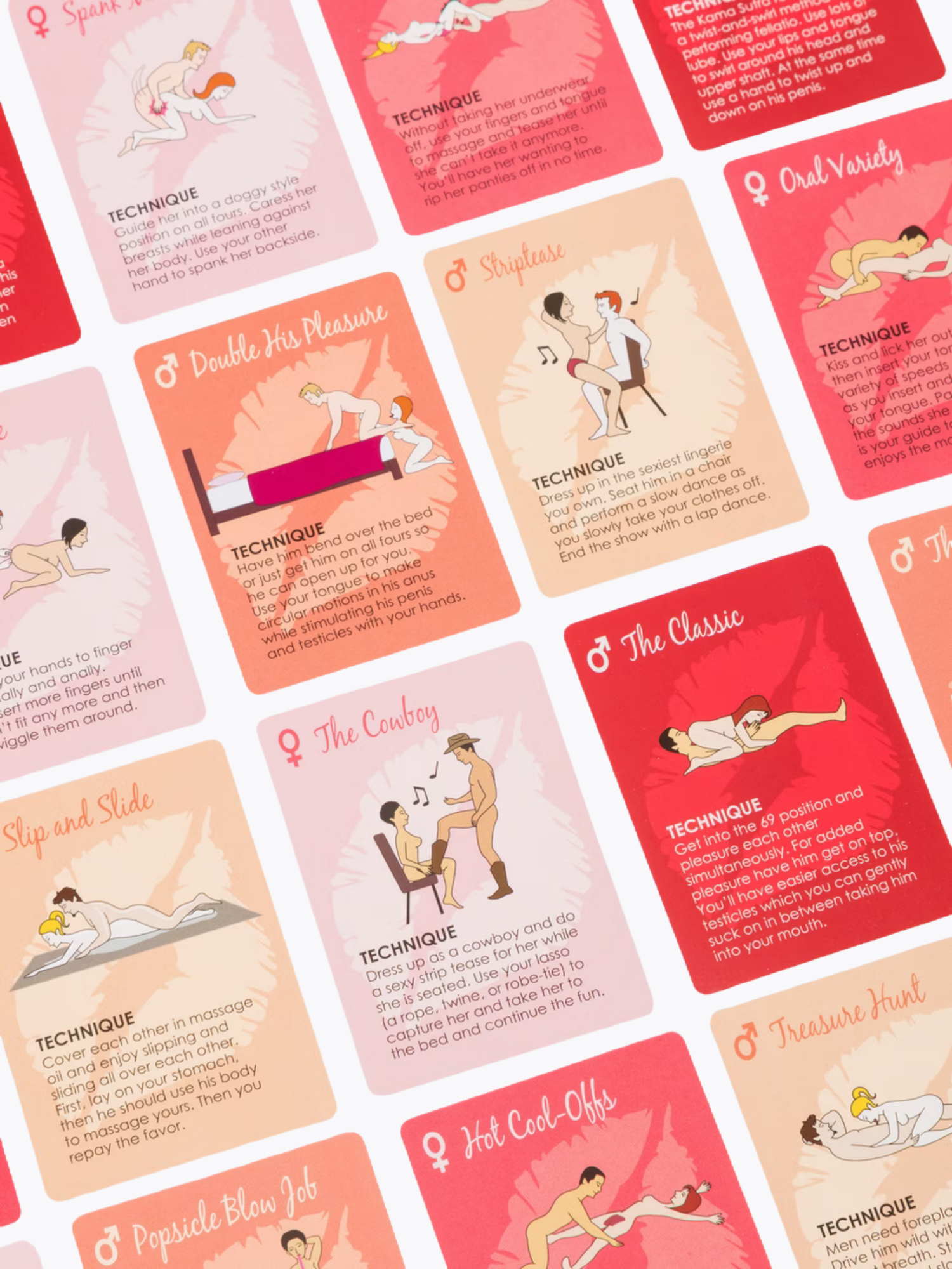 The oral sex card games