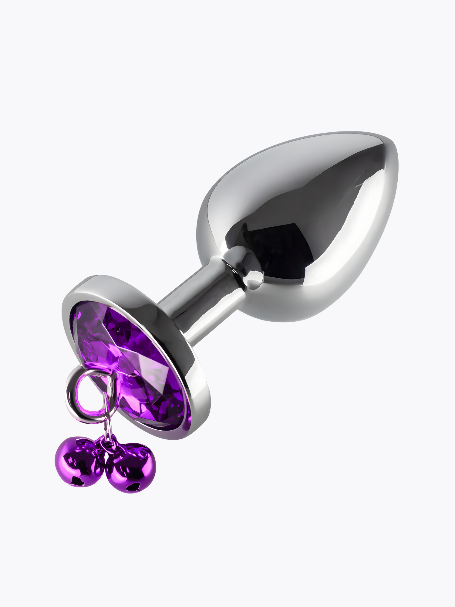 Plug Anal Joya Morada Talla S Cascabel