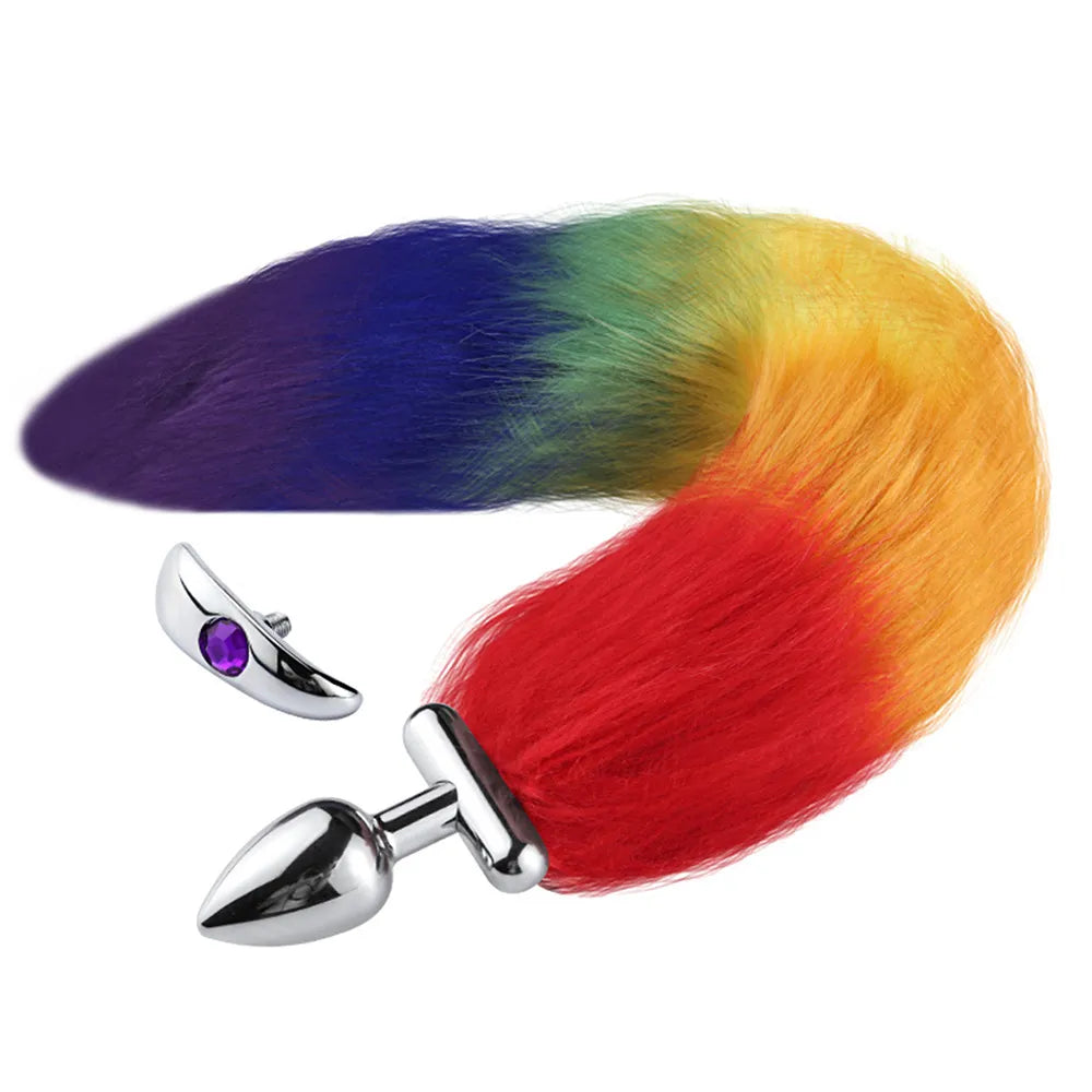 Plug anal arcoiris